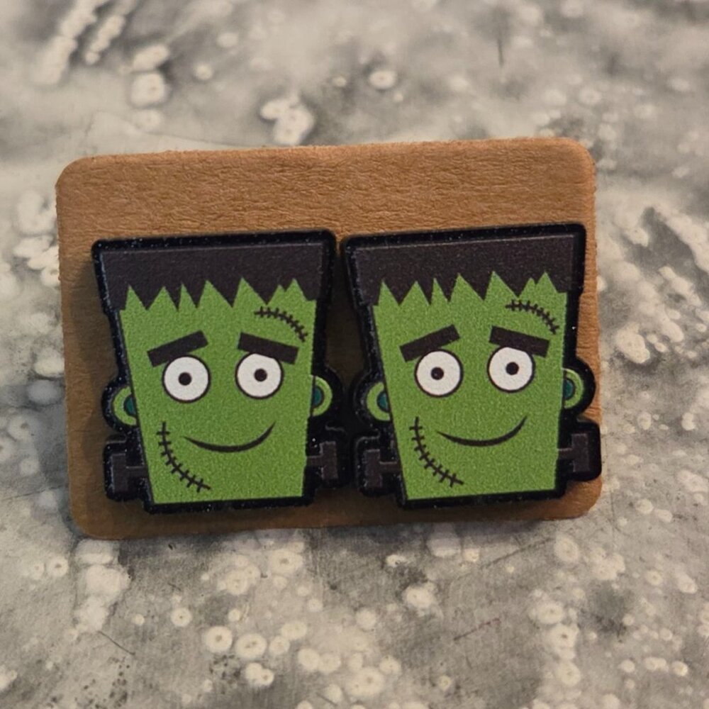 Frankenstein Stud Earrings